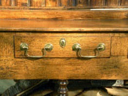 Welsh pot dresser drawer front